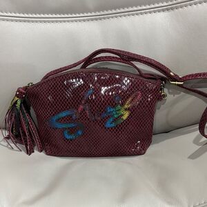 Sharif Alligator embossed Crossbody